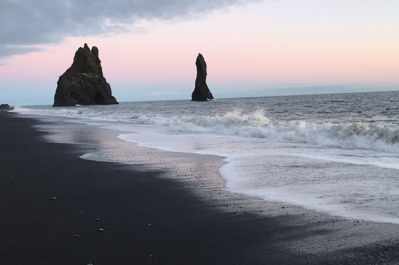 Black Sand Beaches in Iceland