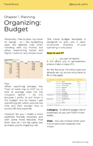 travel better: for first time travelers and budget seeking explorers